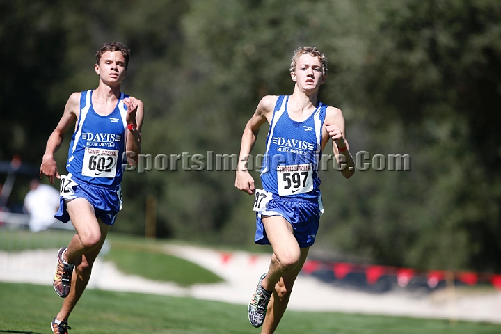 2013SIXCHS-088.JPG - 2013 Stanford Cross Country Invitational, September 28, Stanford Golf Course, Stanford, California.